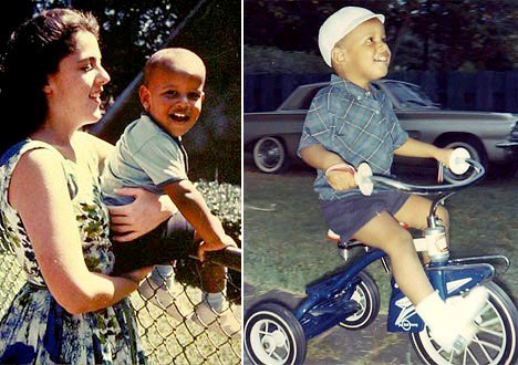 Barack Obama child photo